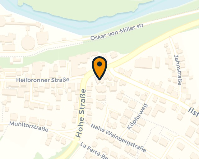 Karte: FlyingInspect Standort Heilbronner Str. 98/1, 74348 Lauffen am Neckar